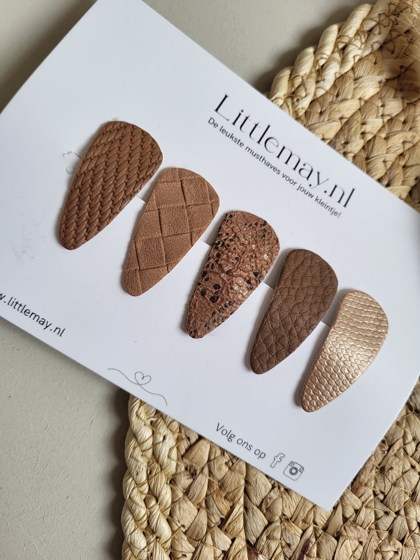 Stoere en elegante klik-klak haarspeldjes bij Littlemay.nl