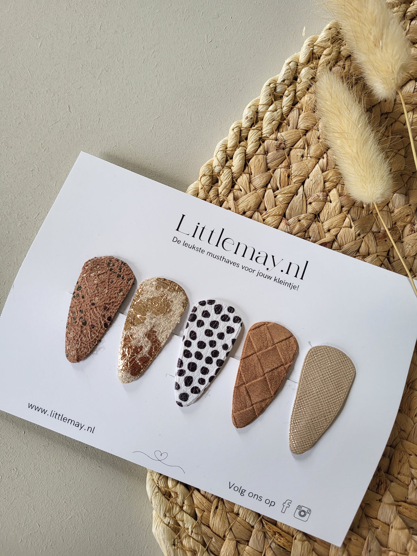 Stoere en elegante klik-klak haarspeldjes bij Littlemay.nl