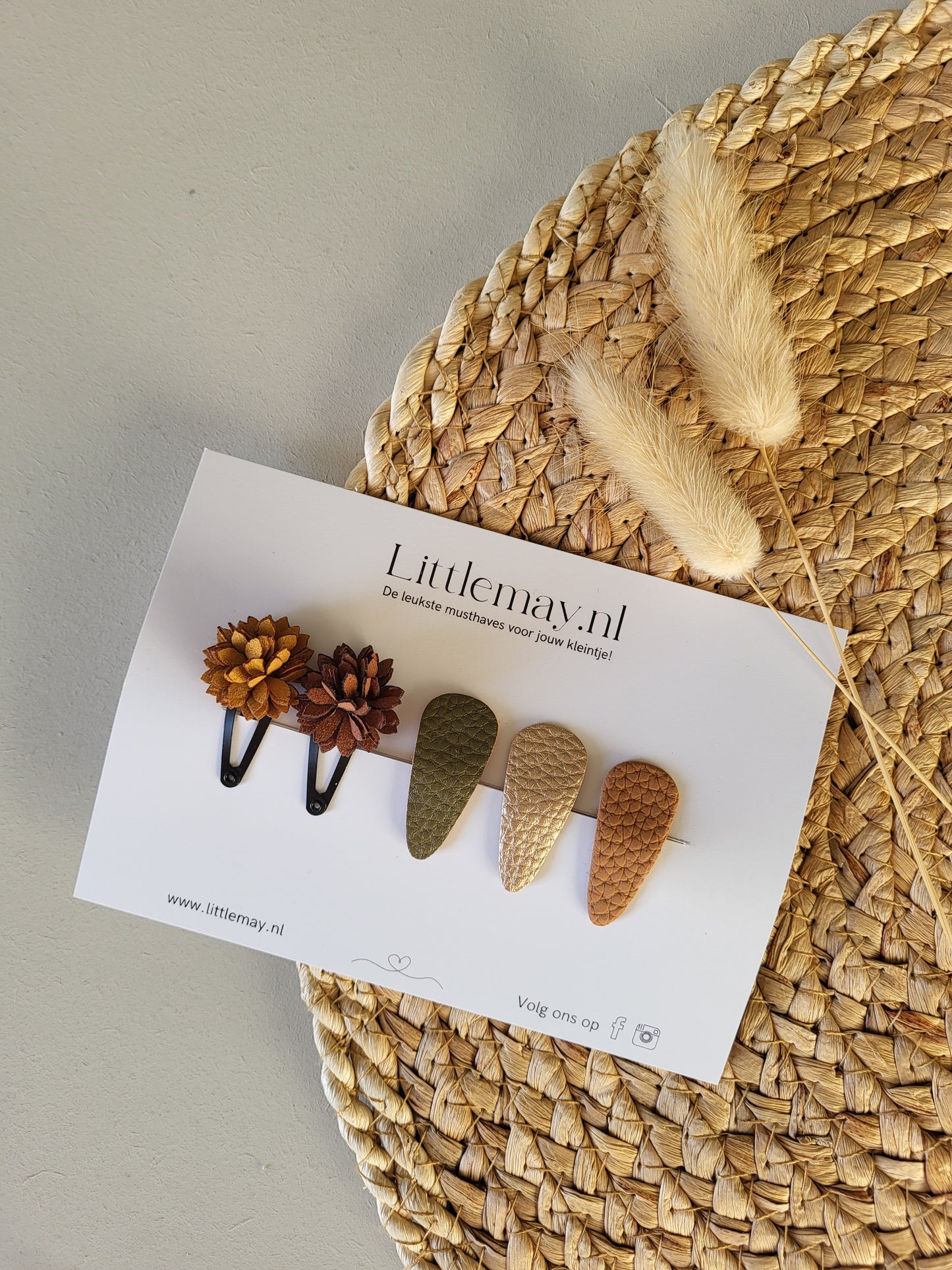 Geef de leukste handgemaakte haarspeldjes van Littlemay.nl cadeau.