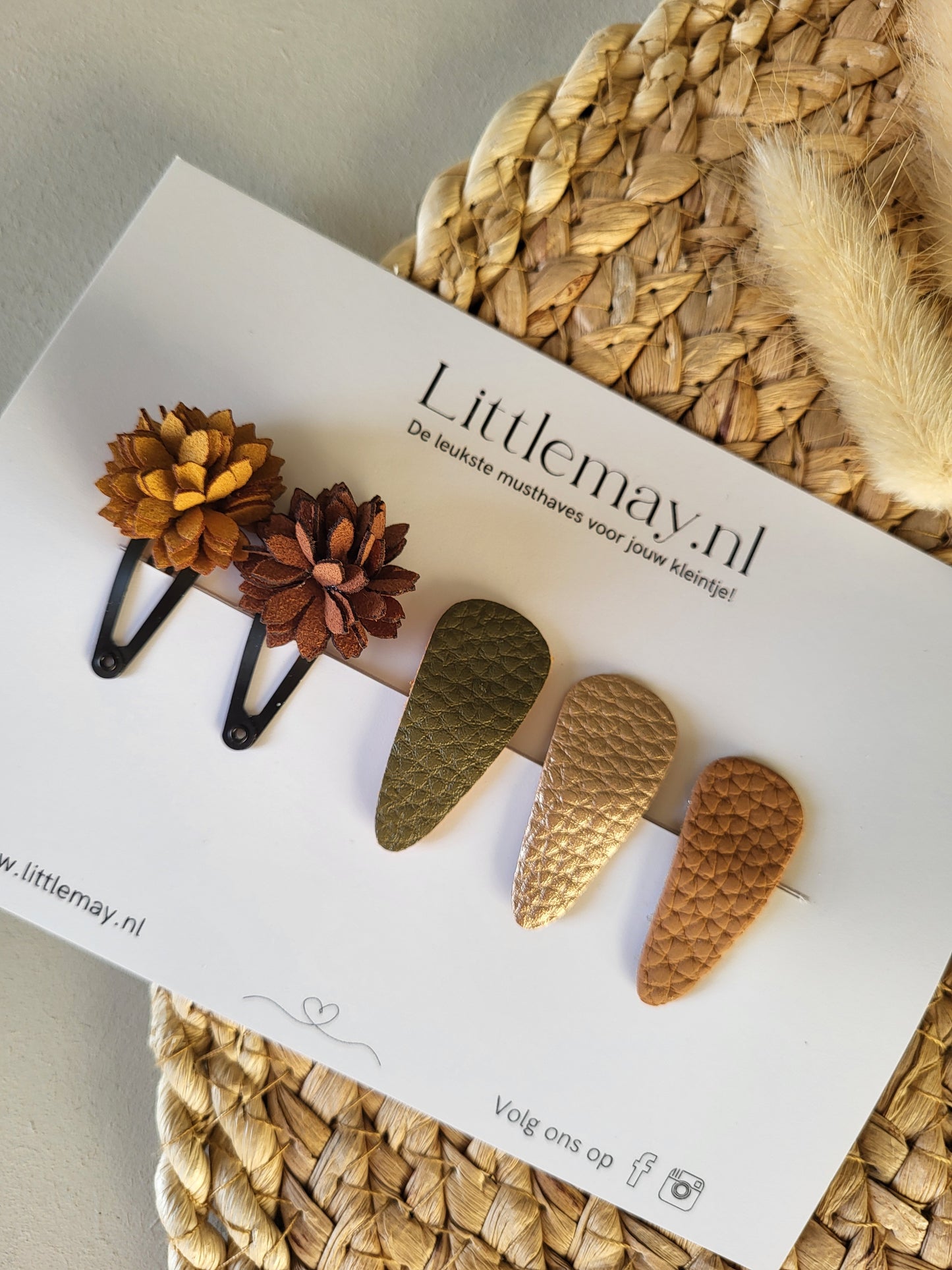 Geef de leukste handgemaakte haarspeldjes van Littlemay.nl cadeau.