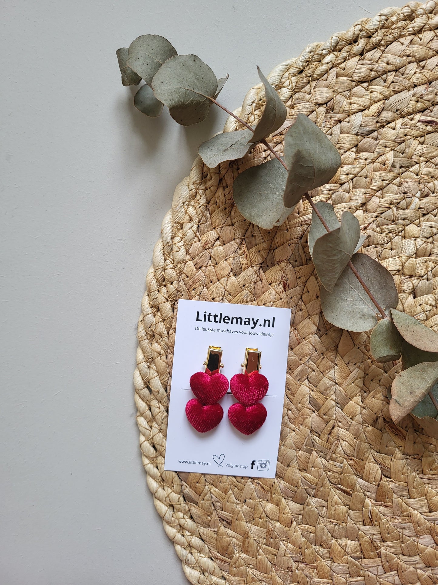 Ontdek de unieke kerstcollectie hartjes haarspeldjes bij Littlemay.nl