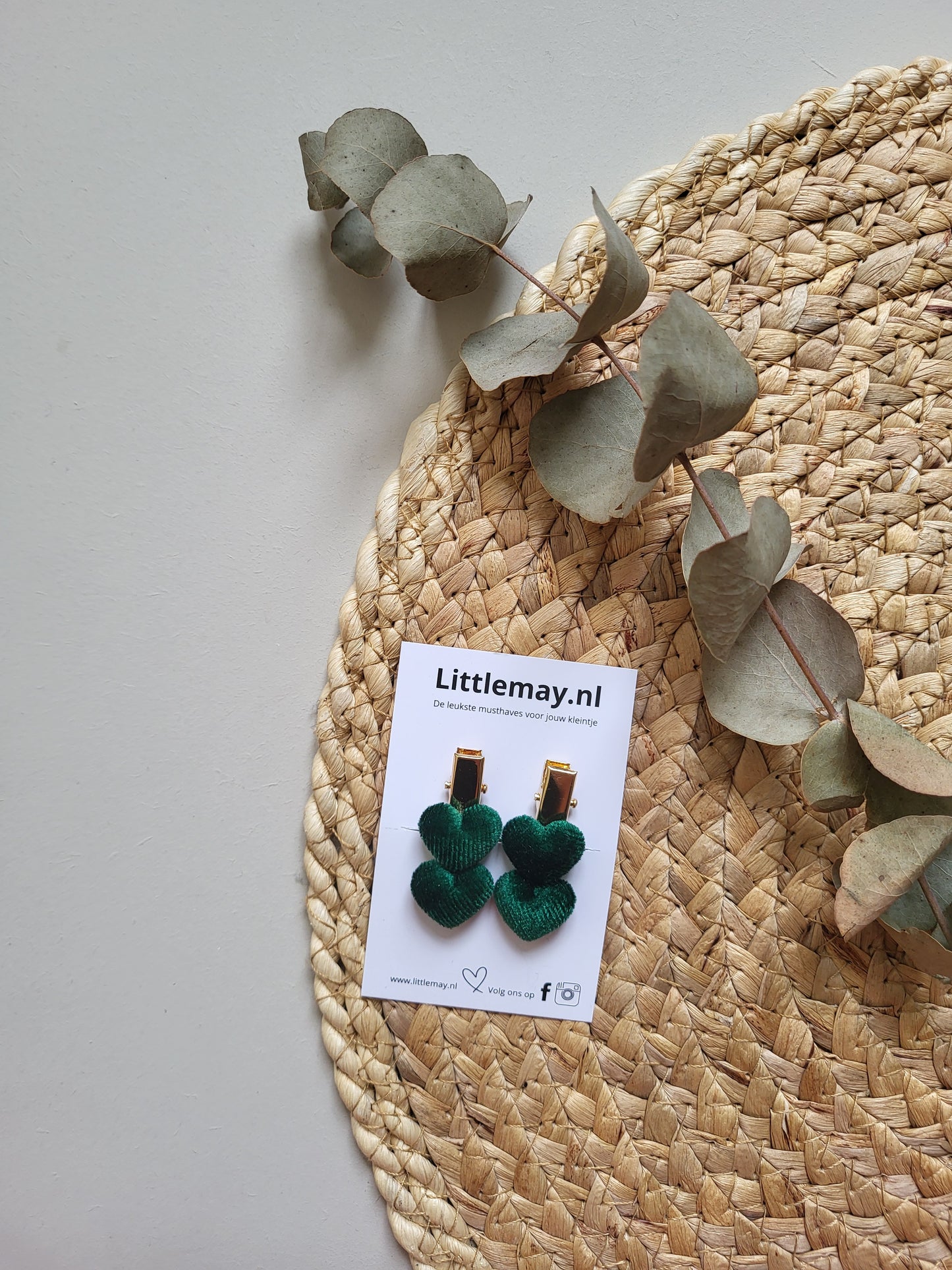 Ontdek de unieke kerstcollectie hartjes haarspeldjes bij Littlemay.nl