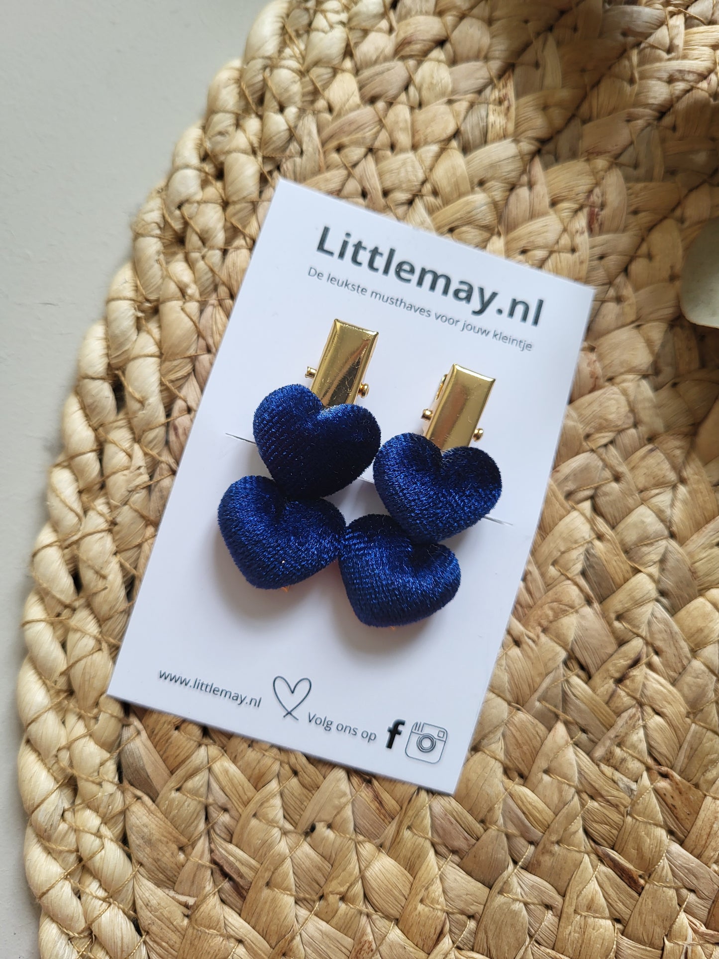 Ontdek de unieke kerstcollectie hartjes haarspeldjes bij Littlemay.nl
