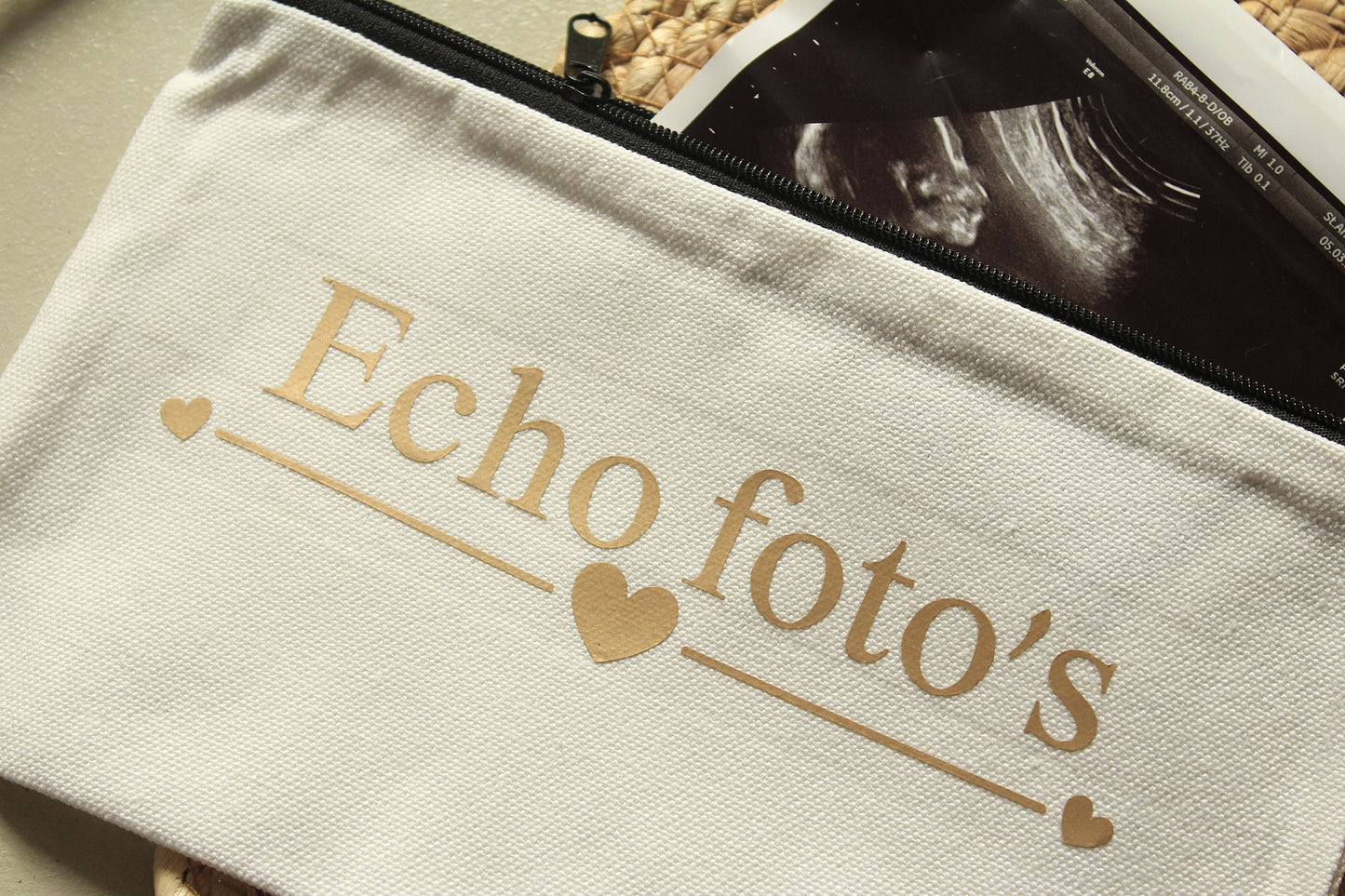 Echofoto's etui voor baby’s – Bewaar je echofoto's veilig | Littlemay.nl