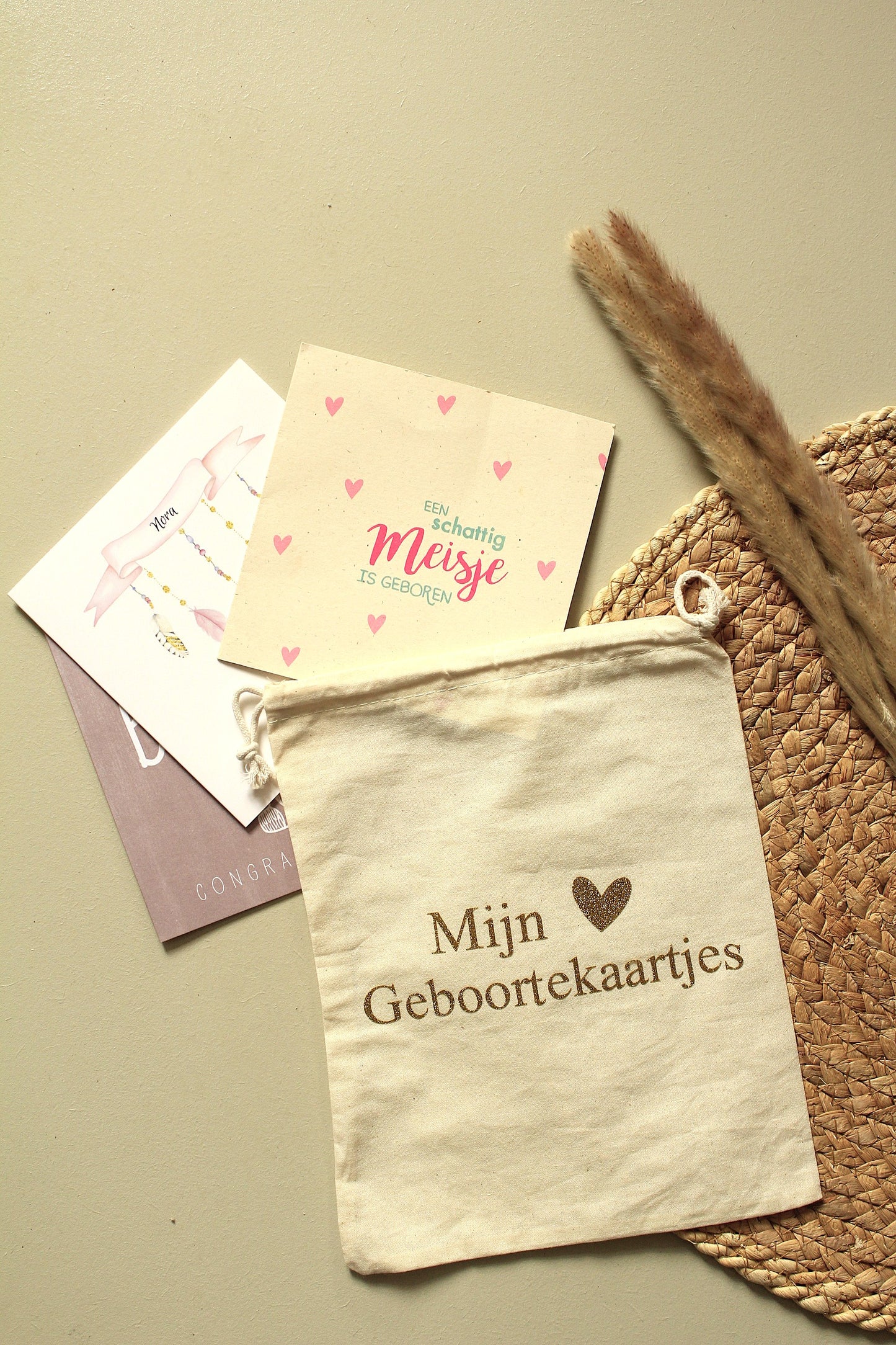 Bewaarzak | Mijn geboortekaartjes