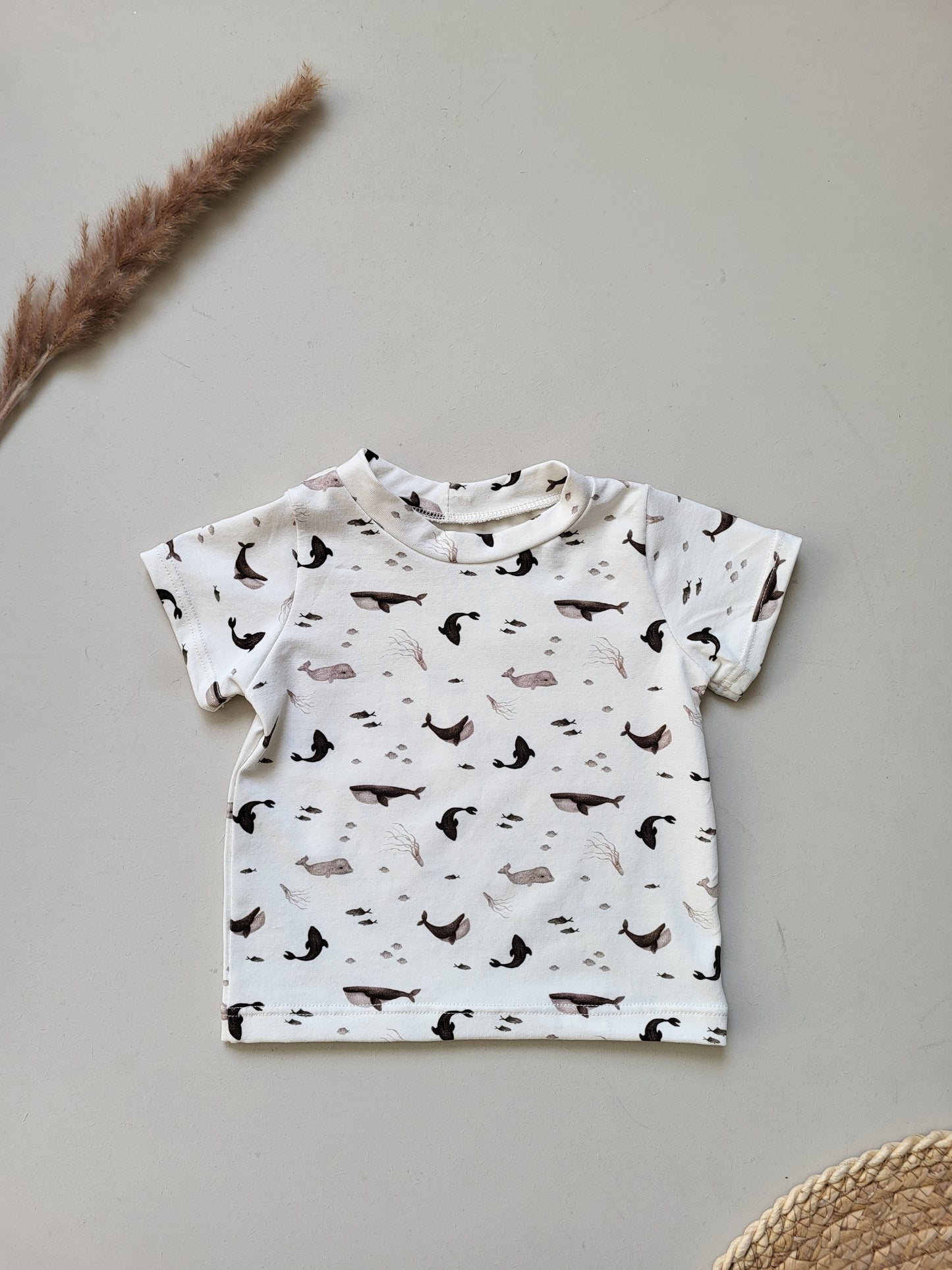Littlemay.nl | Handgemaakte baby T-shirt | Walvissen