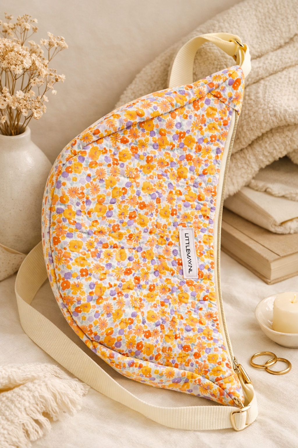 Littlemay.nl | Crossbody bag - kleurrijke bloemen