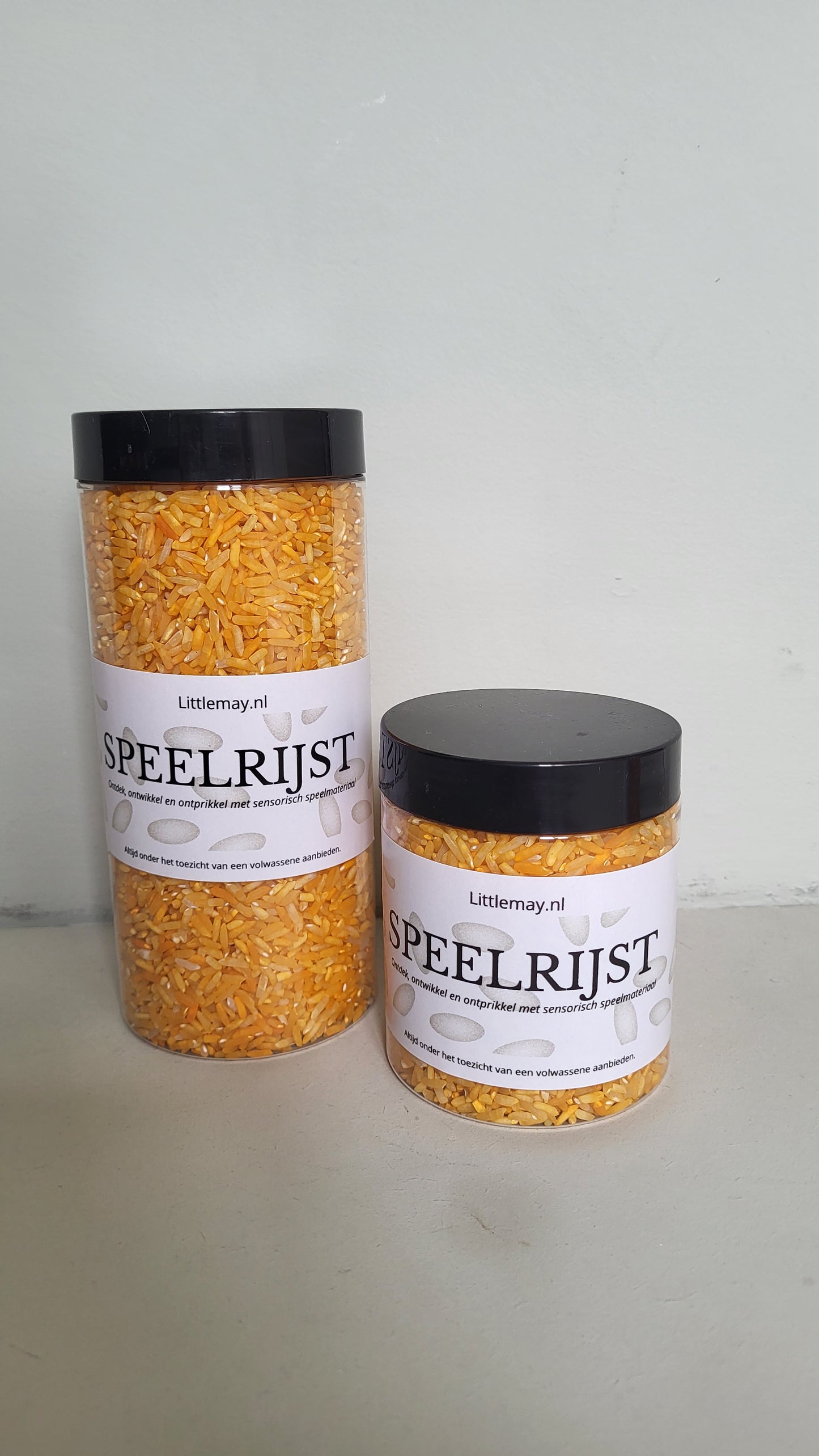 Gekleurde speelrijst | Oranje