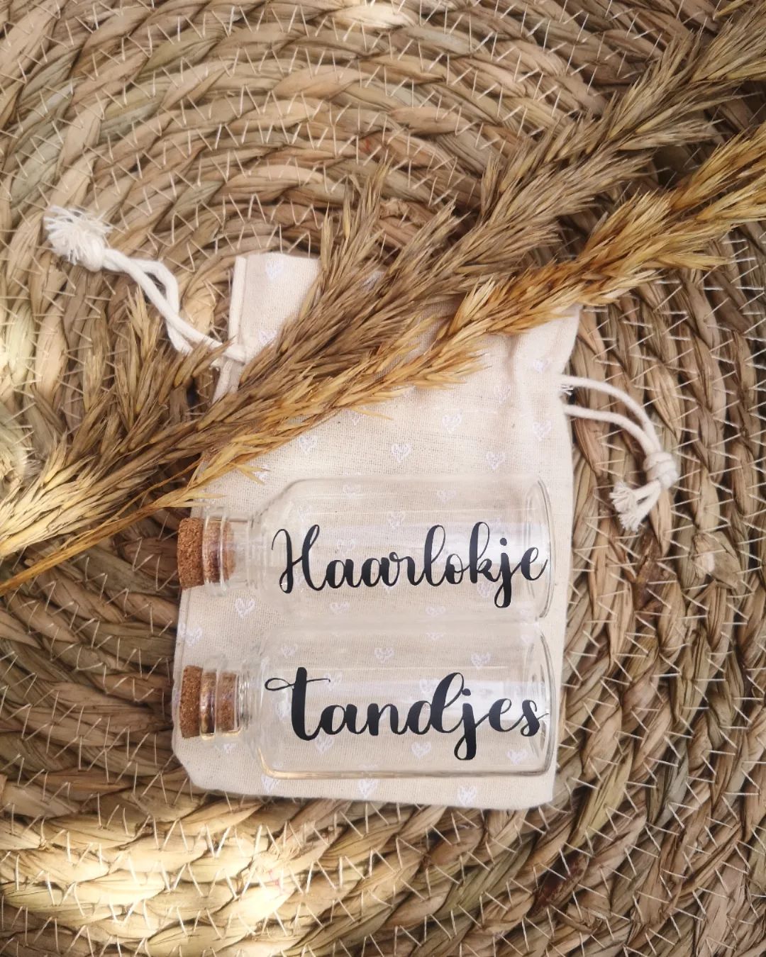 Bewaarset haarlokje en melktandjes