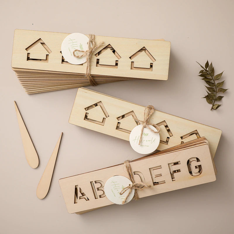 Tracing board | Letters, getallen en vormen