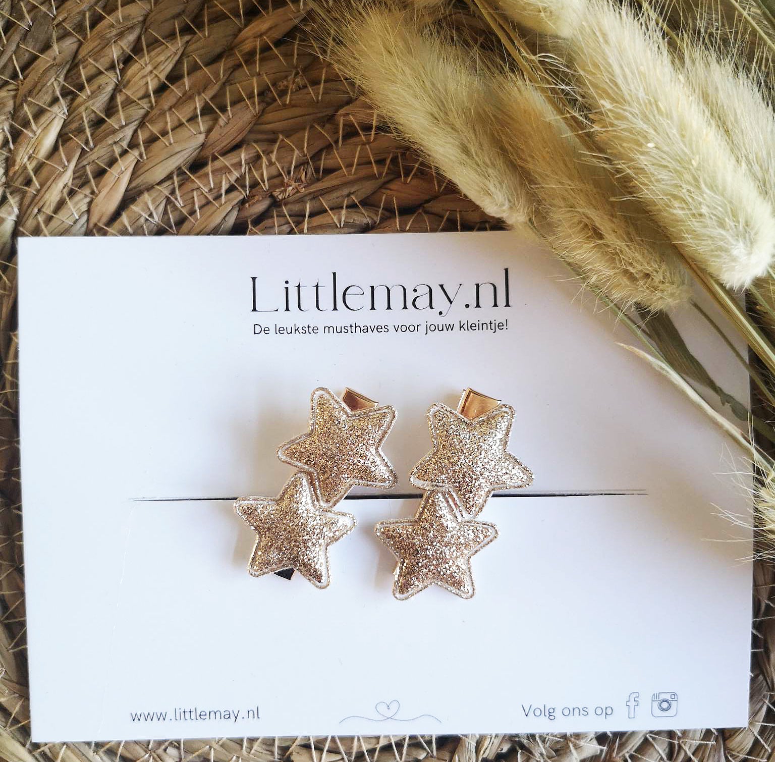 Stijlvolle haaraccessoires voor kerst van Littlemay.nl