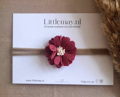 Ontdek de baby haarband van Littlemay.nl