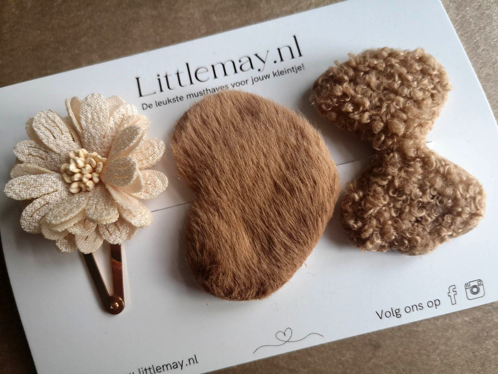 Stijlvolle handgemaakte haarspeldjes van Littlemay.nl