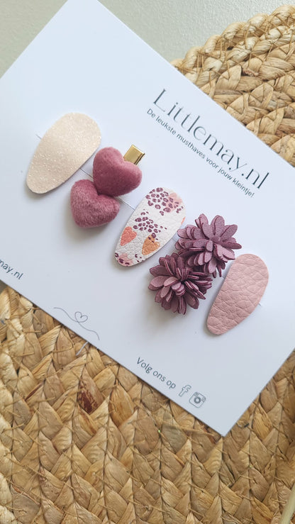 Haarspeldjes Littlemay.nl | Hartjesliefde 1