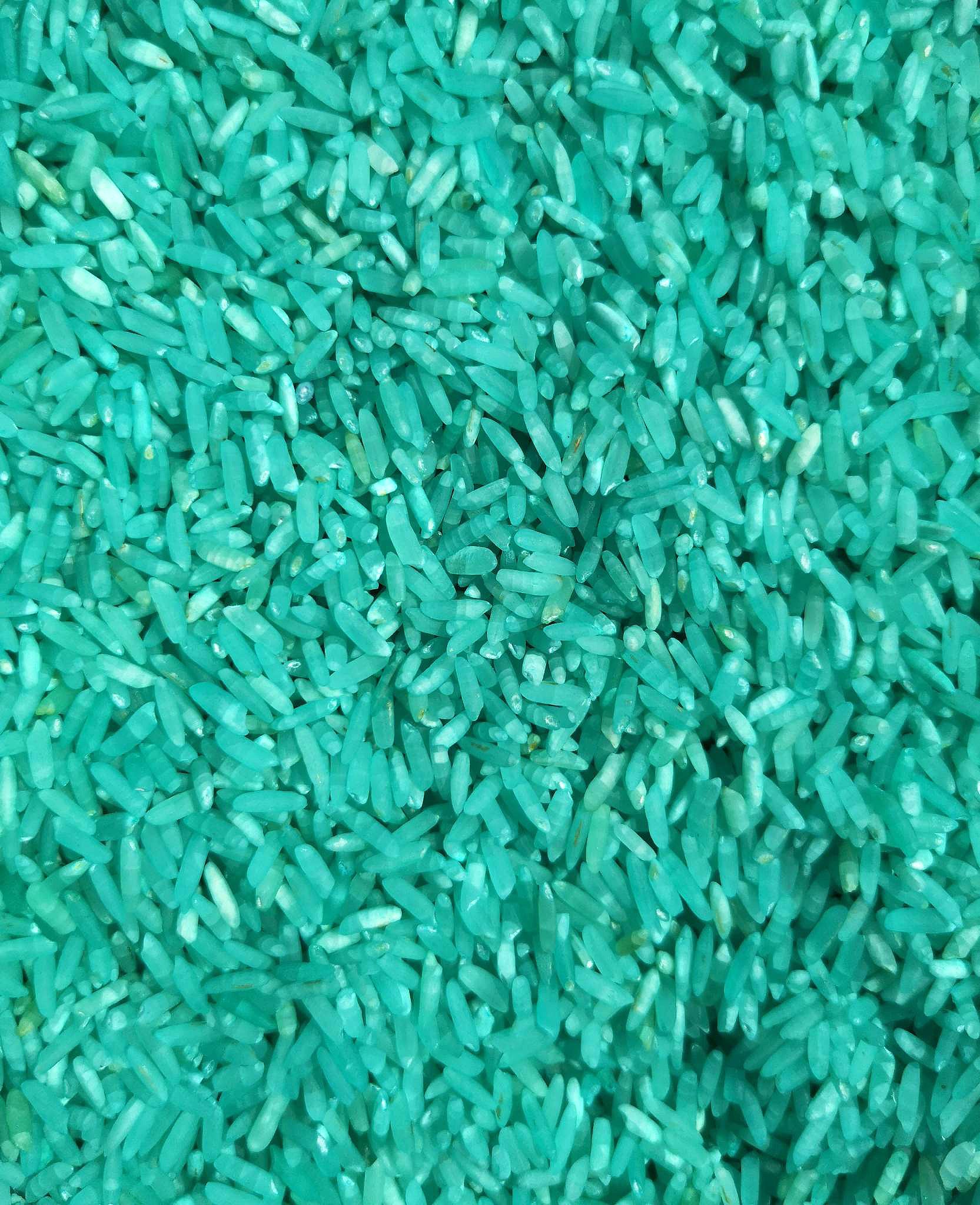 Gekleurde speelrijst Zee blauw| Littlemay.nl