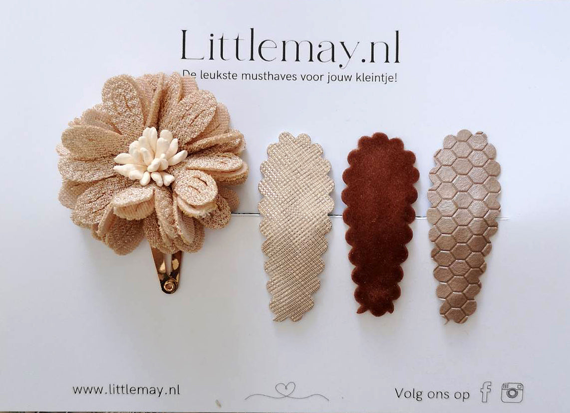 Handgemaakte haarspeldjes Littlemay.nl