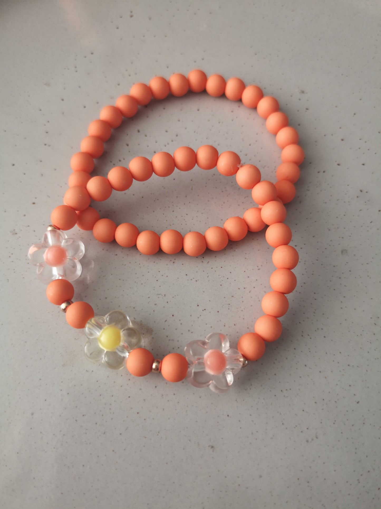 armbandje | Orange flower