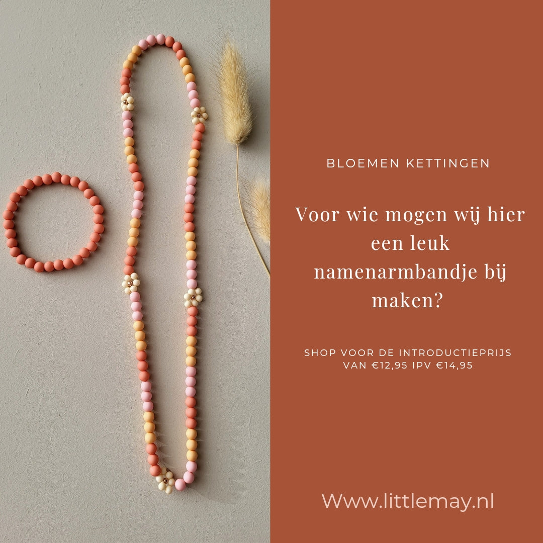 Handgemaakte sieraden van Littlemay.nl | set fleur