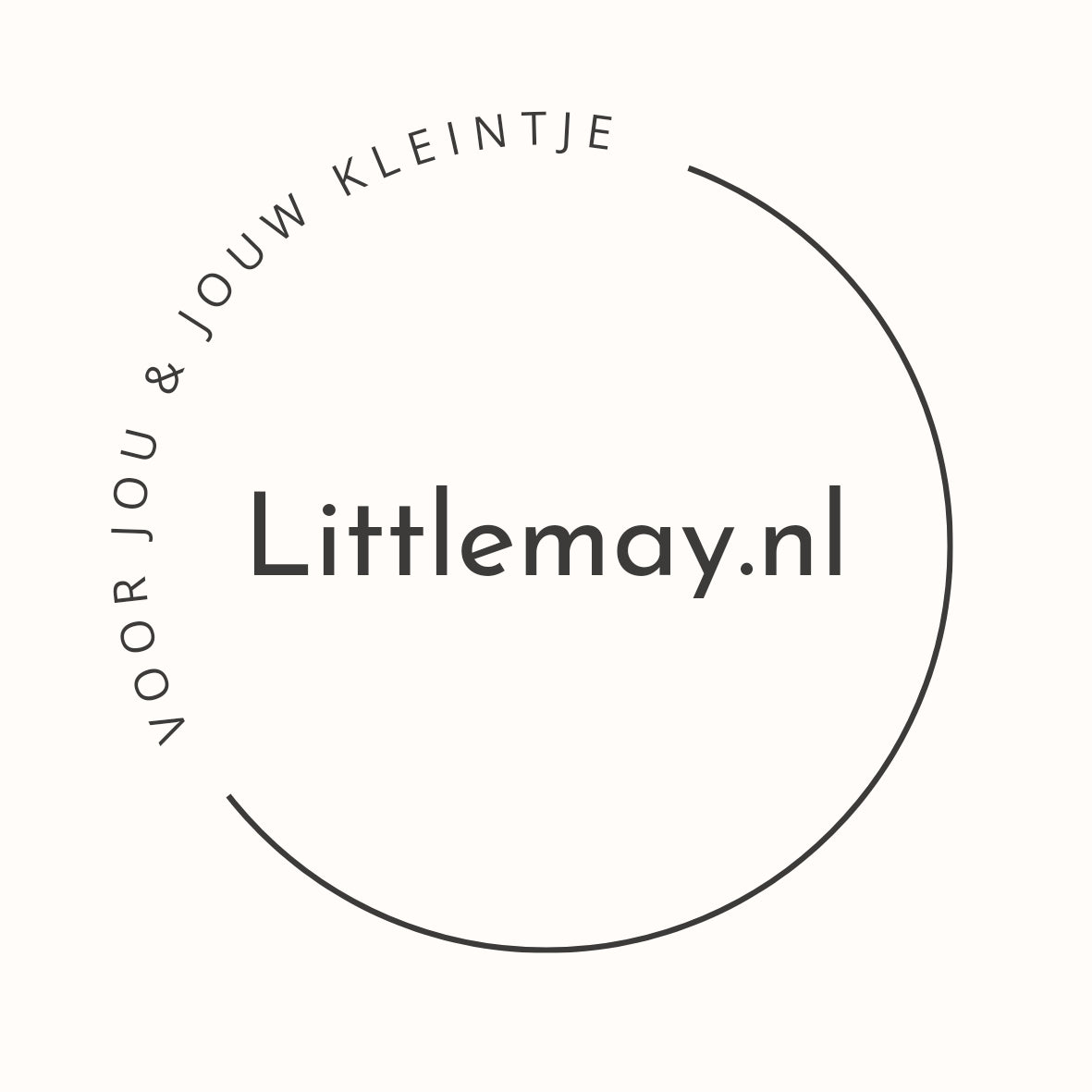 Het logo van Littlemay.nl de webshop voor de leukste musthaves voor jou en jouw kleintje 