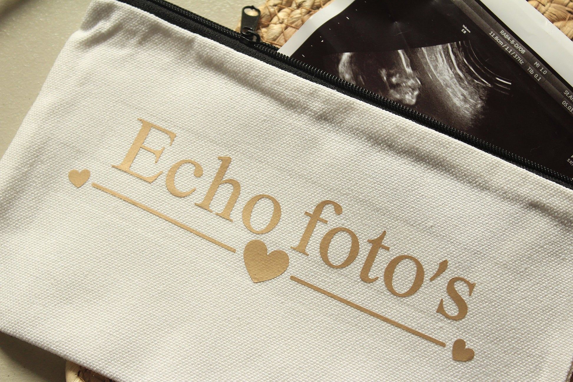 Echofoto's etui voor baby’s – Bewaar je echofoto's veilig | Littlemay.nl