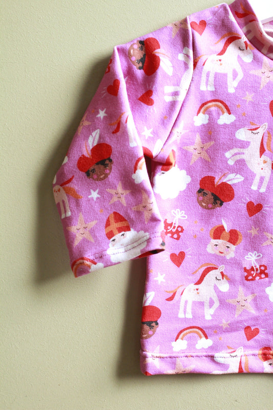 Longsleeve Sinterklaas | Roze