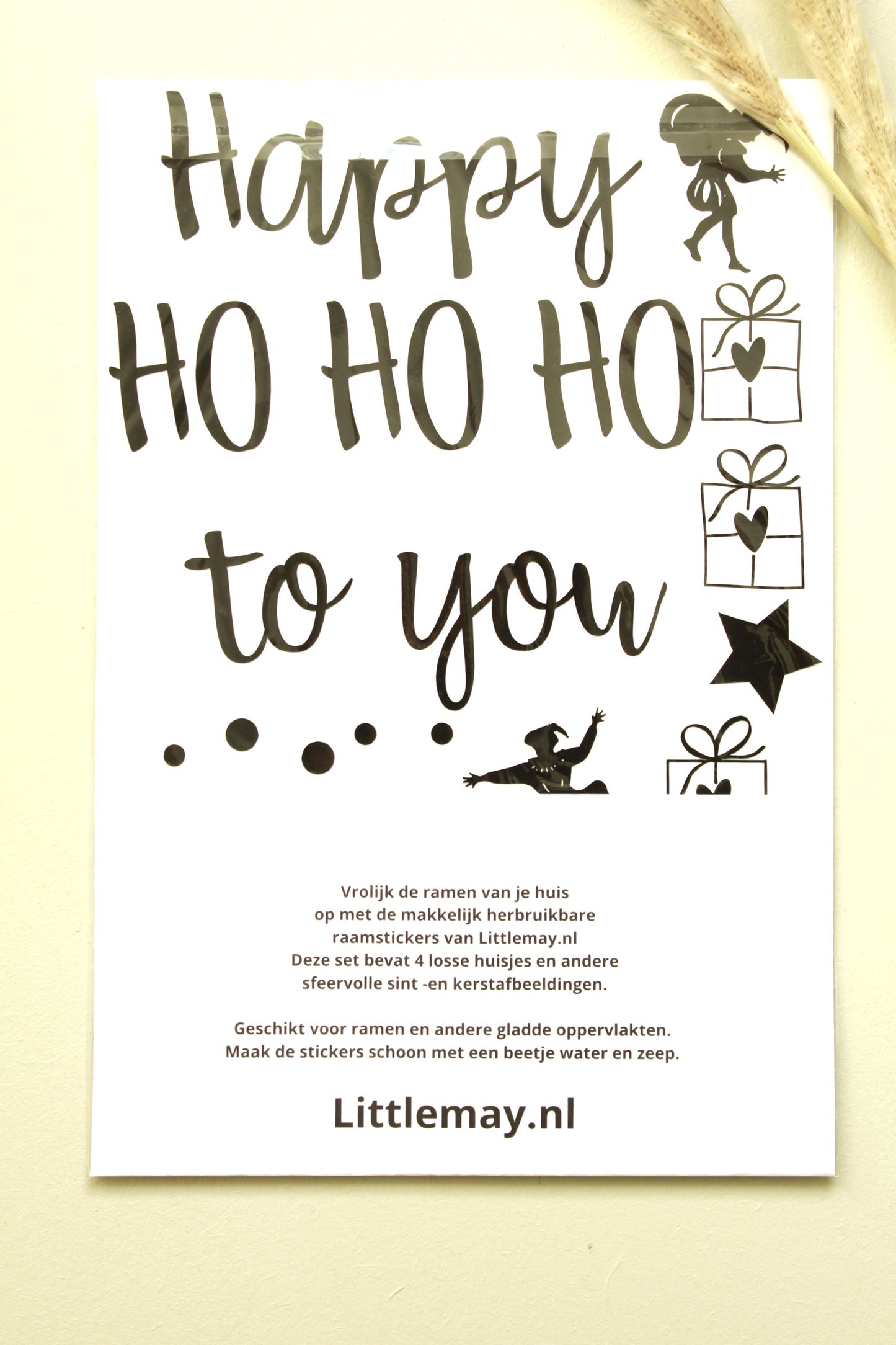Herbruikbare raamstickers | Sinterklaas & Kerst