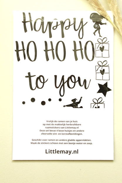 Herbruikbare raamstickers | Sinterklaas & Kerst