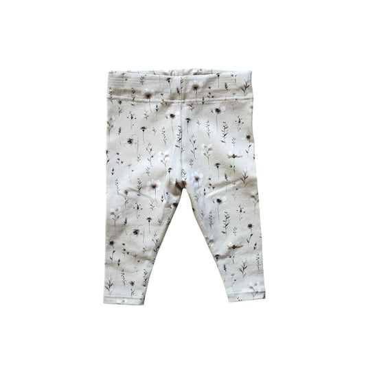 Littlemay.nl | Baby legging - Beige bloemen