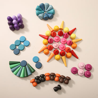  Loose Parts starterset, het beste open-einde speelgoed bij Littlemay.nl