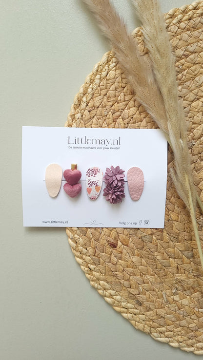 Haarspeldjes Littlemay.nl | Hartjesliefde 1
