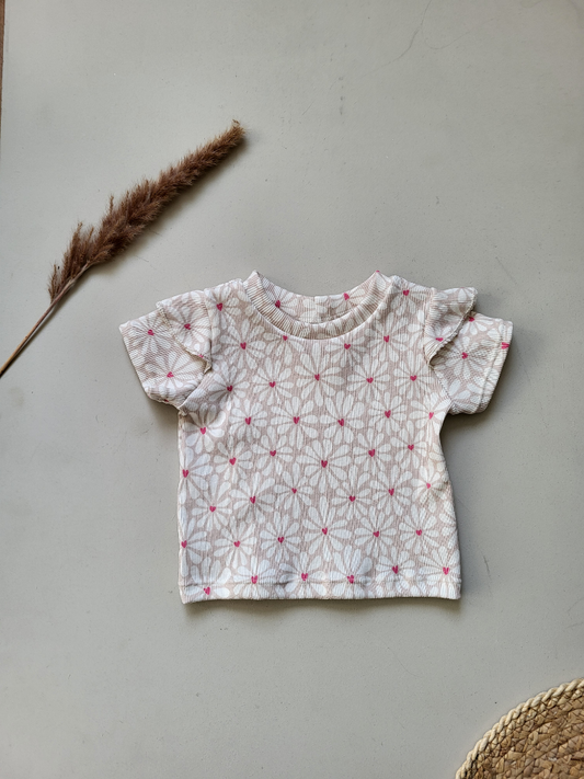Littlemay.nl | Handgemaakte baby T-shirt | Pink heart
