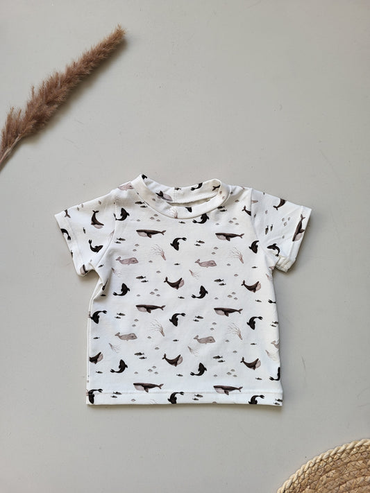 Littlemay.nl | Handgemaakte baby T-shirt | Walvissen