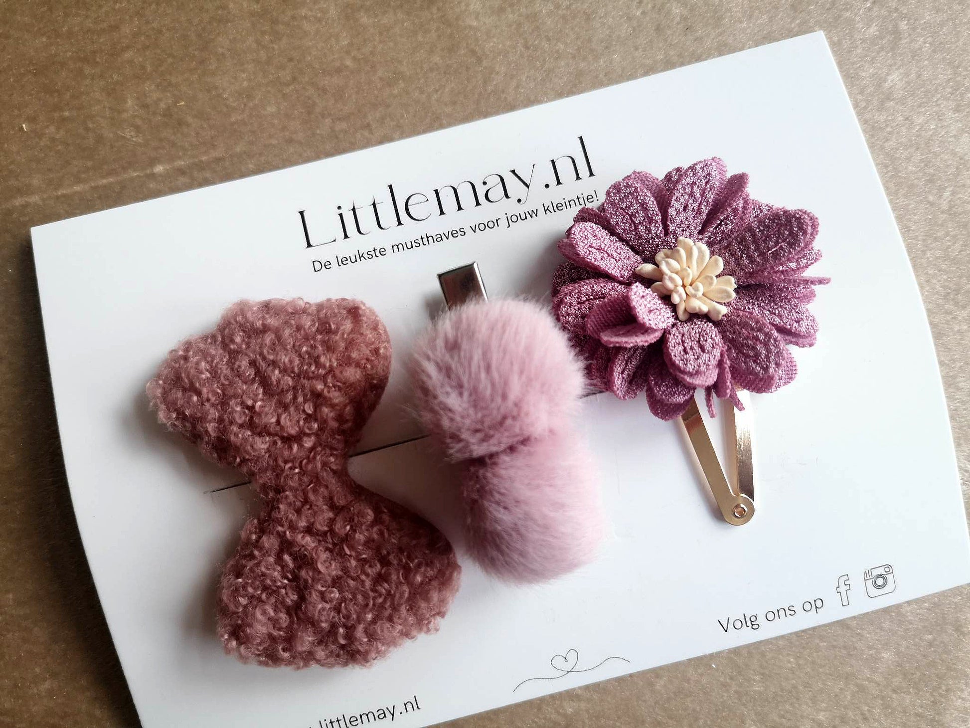 Stijlvolle handgemaakte haarspeldjes van Littlemay.nl