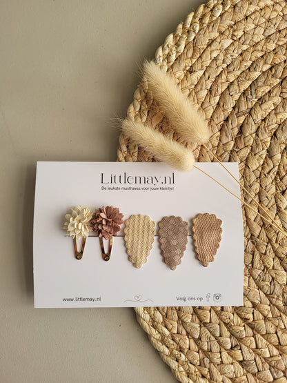 Geef de leukste handgemaakte haarspeldjes van Littlemay.nl cadeau.