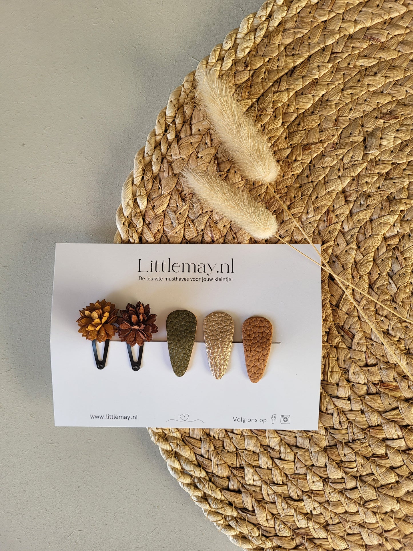 Geef de leukste handgemaakte haarspeldjes van Littlemay.nl cadeau.