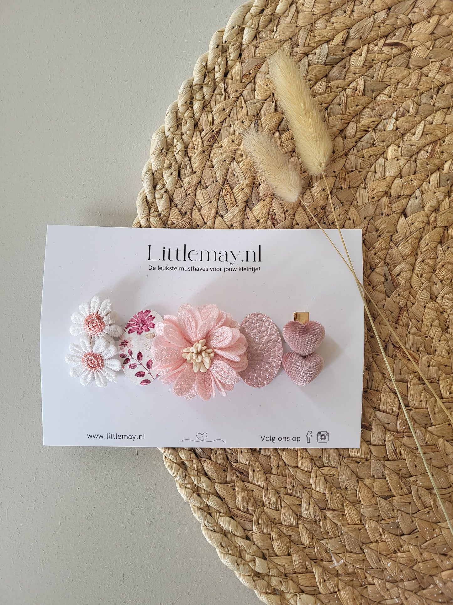 Geef de leukste handgemaakte haarspeldjes van Littlemay.nl cadeau.