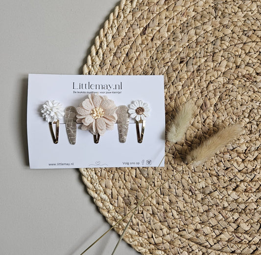 Geef de leukste handgemaakte haarspeldjes van Littlemay.nl cadeau.