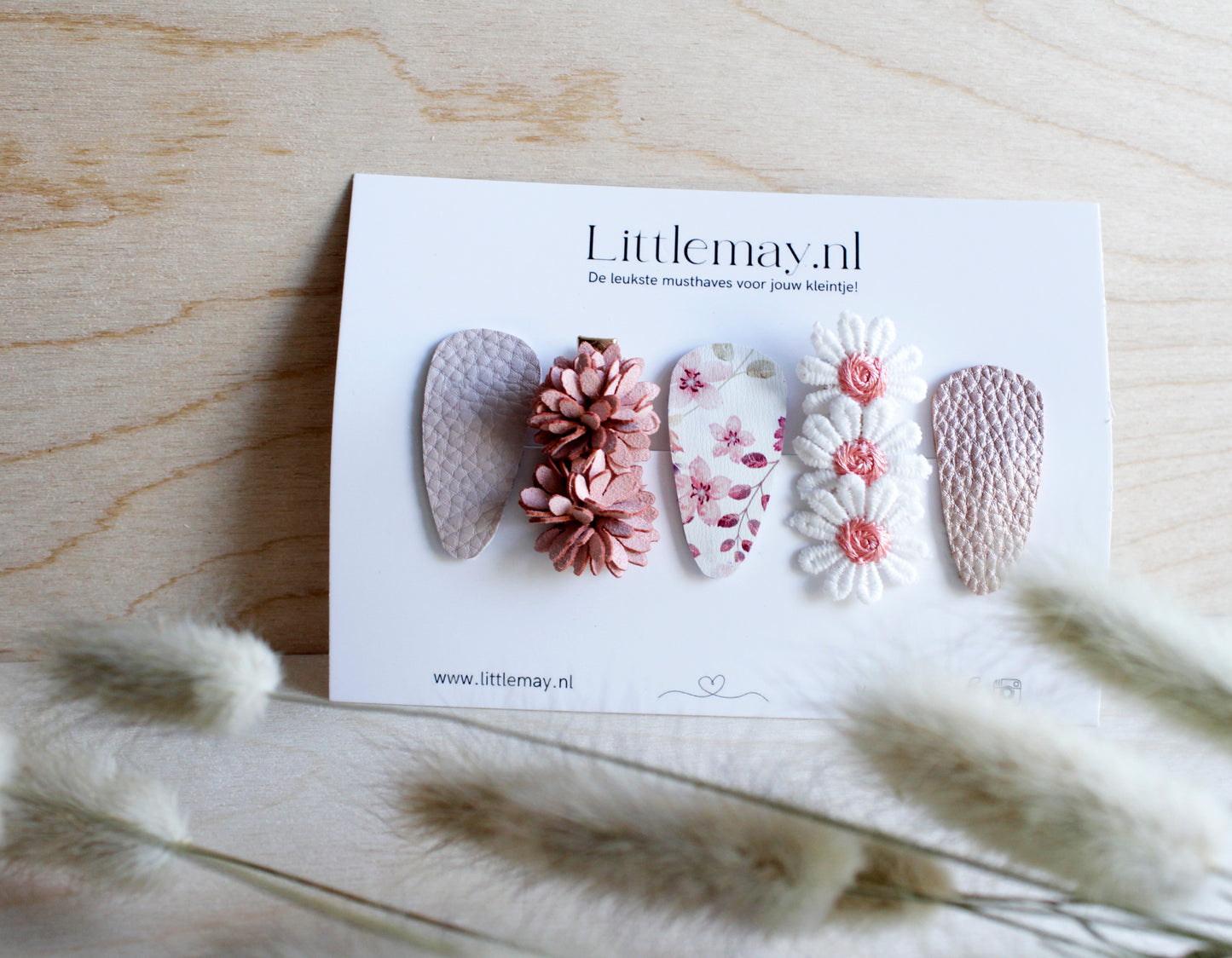 Geef de leukste handgemaakte haarspeldjes van Littlemay.nl cadeau.