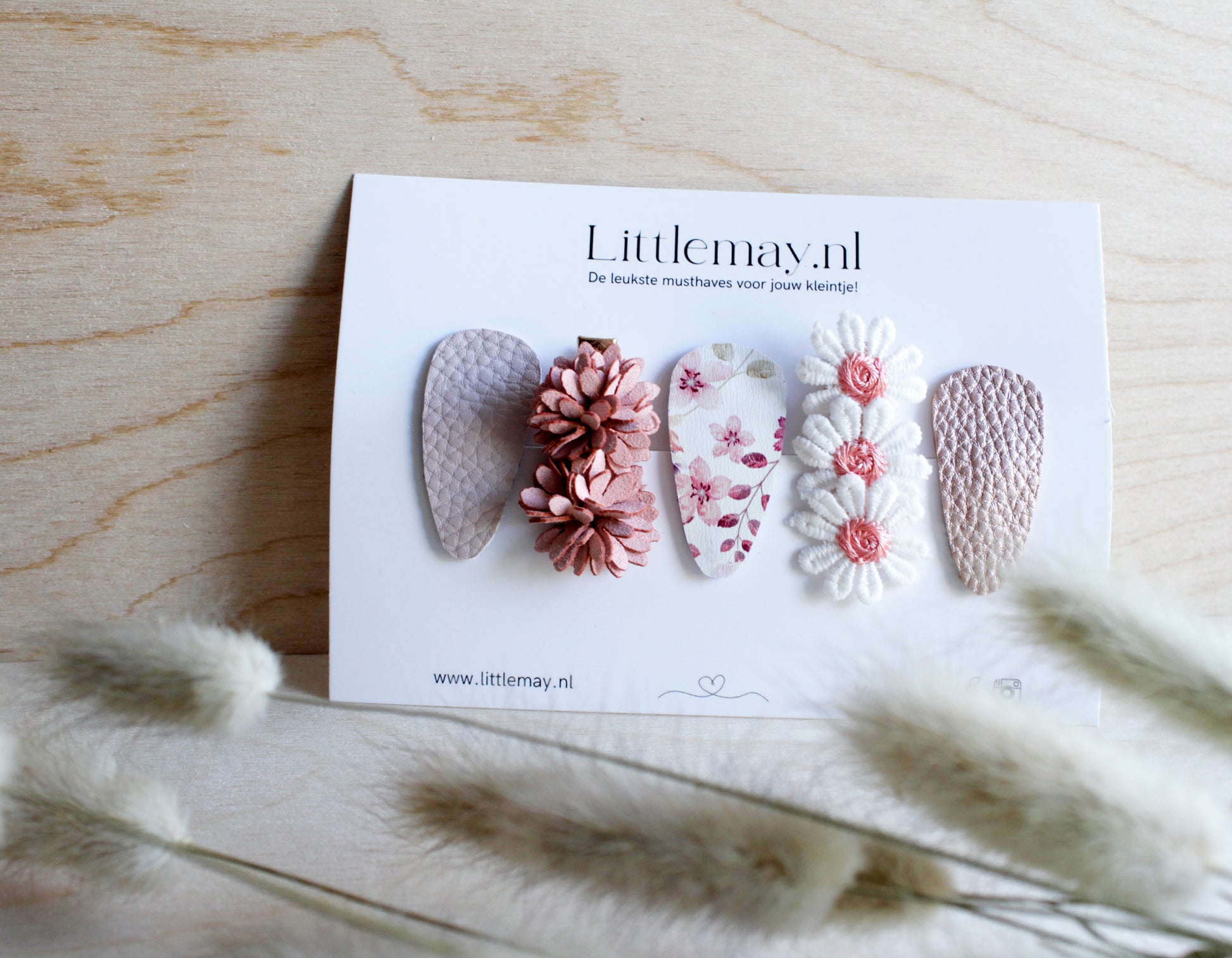 Geef de leukste handgemaakte haarspeldjes van Littlemay.nl cadeau.