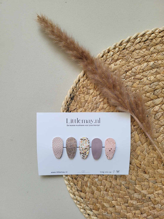 Stoere en elegante klik-klak haarspeldjes bij Littlemay.nl