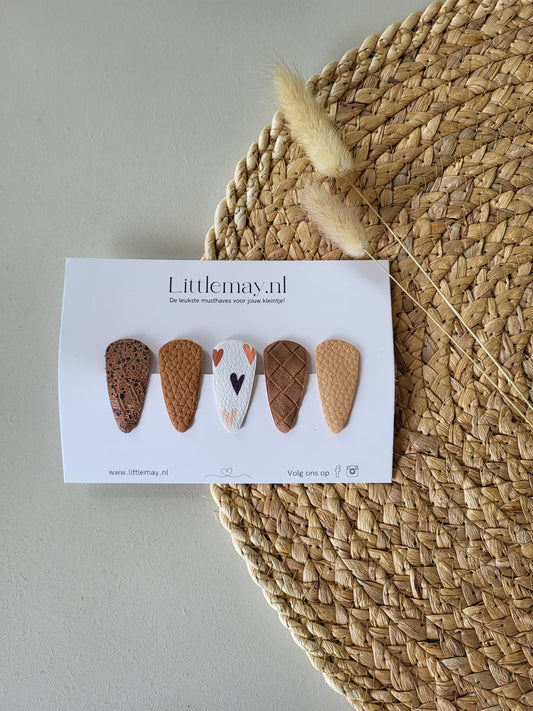 Stoere en elegante klik-klak haarspeldjes bij Littlemay.nl