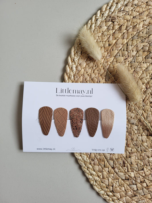 Stoere en elegante klik-klak haarspeldjes bij Littlemay.nl