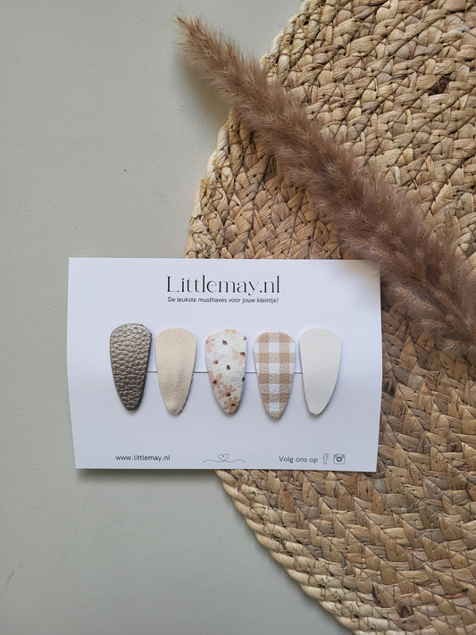 Stoere en elegante klik-klak haarspeldjes bij Littlemay.nl