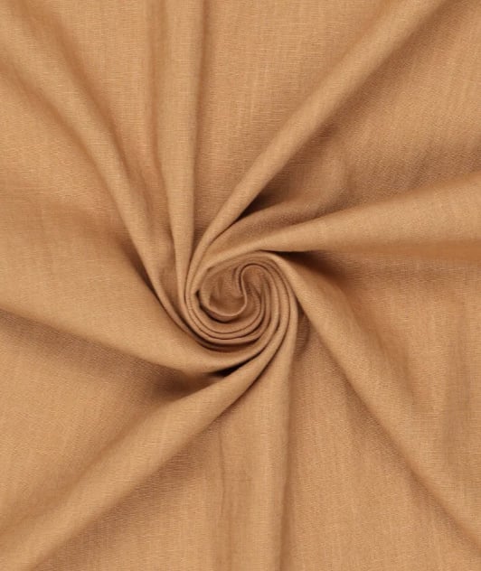 Littlemay.nl  | Stoffen naamslinger linnen camel