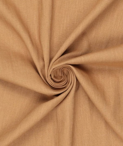 Littlemay.nl  | Stoffen naamslinger linnen camel