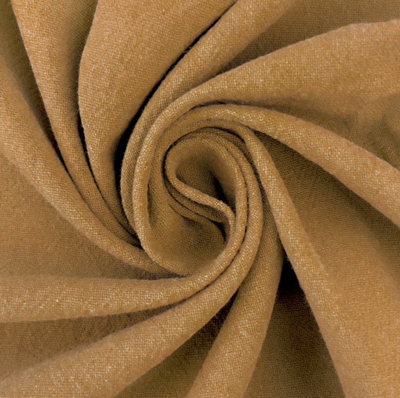 Littlemay.nl | Stoffen naamslinger sandwashed cognac
