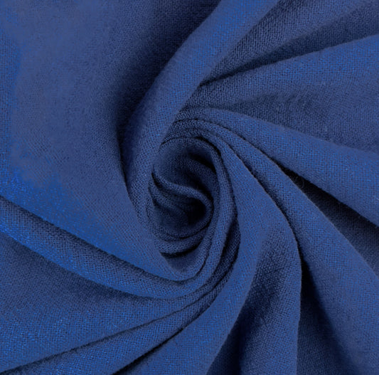 Littlemay.nl | Stoffen naamslinger Sandwashed donker blauw