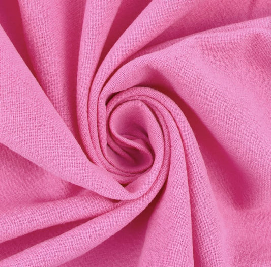 Littlemay.nl | Stoffen naamslinger Sandwashed donker roze