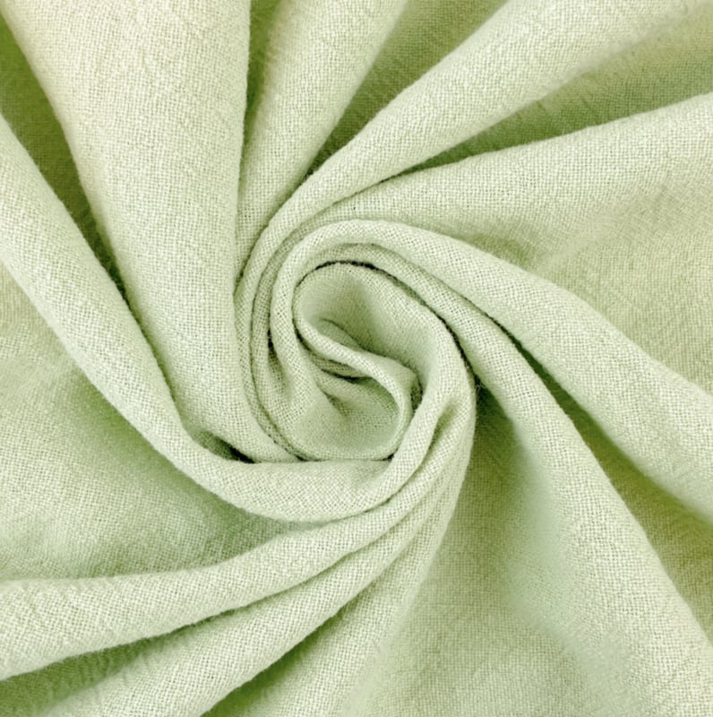 Littlemay.nl | Stoffen naamslinger sandwashed licht mint