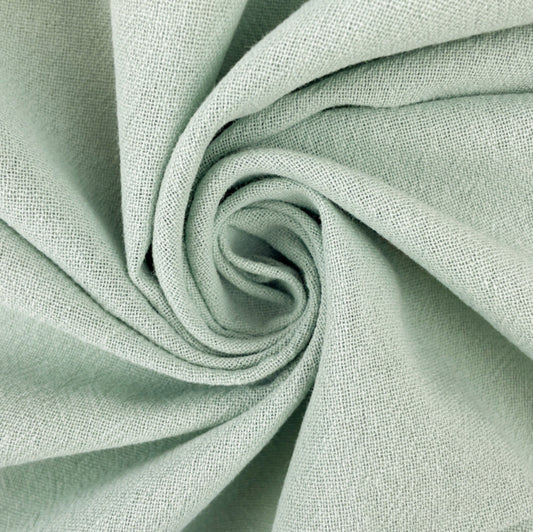 Littlemay.nl | Stoffen naamslinger sandwashed oud mint